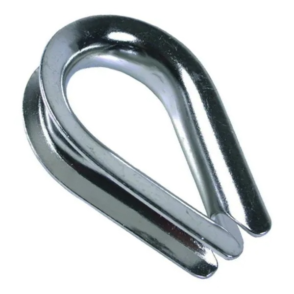 Коуш для троса EKF DIN 6899 толщина 4 мм хомут