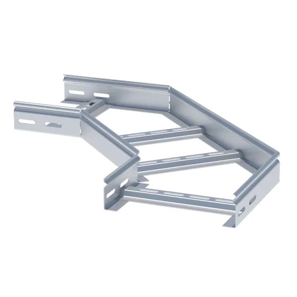 Угол горизонтальный EKF 90 град. для лестничного лотка 80х200 толщина 0,8 мм