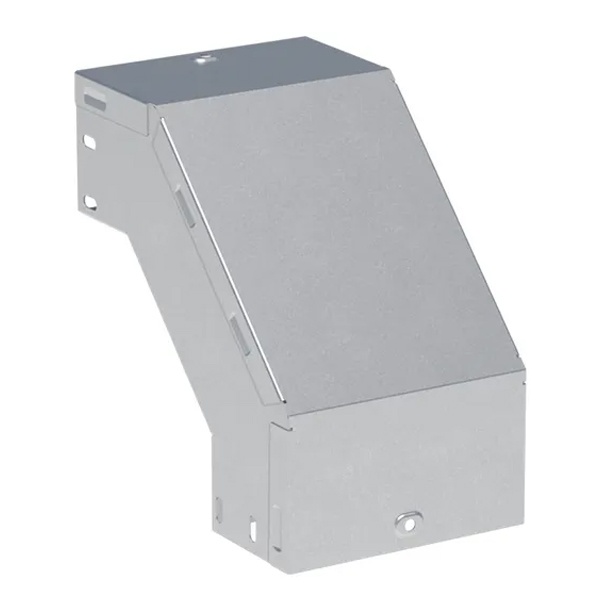 Угол вертикальный EKF 90 град. внешний для металлического лотка 80х400 толщина 0,8 мм