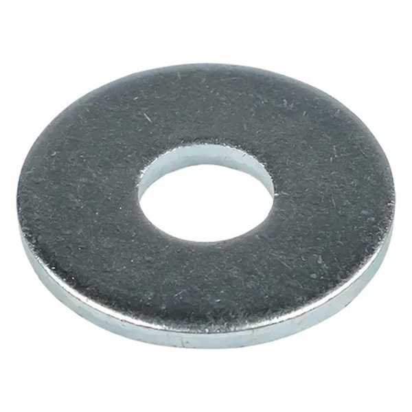Шайба EKF плоская усиленная M8 мм DIN 9021 оцинкованная [150 шт/уп]