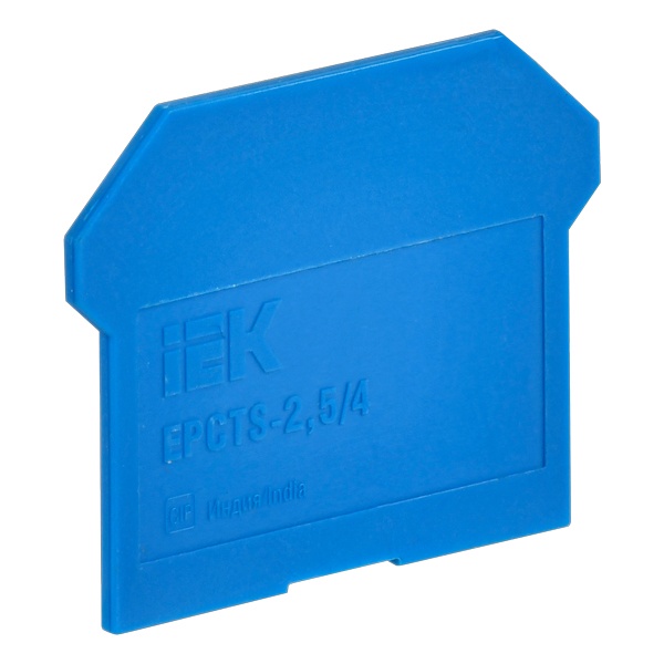 Заглушка ИЭК для CTS 2,5/4мм2 синяя