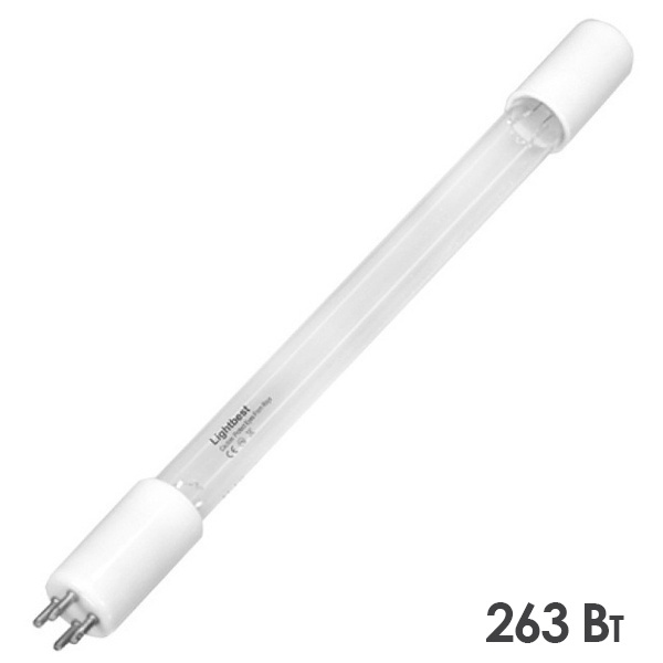 Лампа амальгамная LightBest GPHHVA 515T10L/4 263W 5A (P-32260, ДБ-3260)