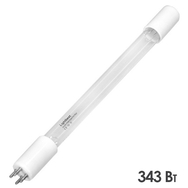 Лампа амальгамная LightBest GPHVA 950T10L/4 343W 5A (P-32340, ДБ-32340)