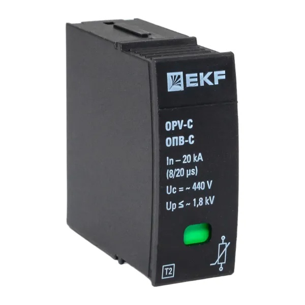 Сменный модуль EKF к ОПВ-C In-20кА 440В с сигнализацией