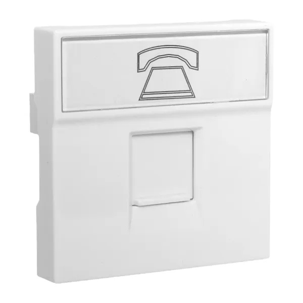 Розетка EKF C-Line RJ11 2 модуля белая