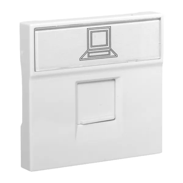 Розетка EKF C-Line RJ45 кат.5e 2 модуля белая