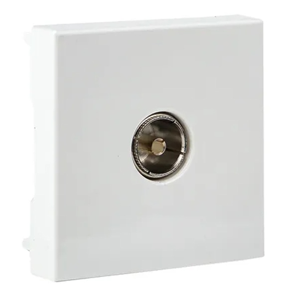 Розетка EKF C-Line TV 2 модуля белая