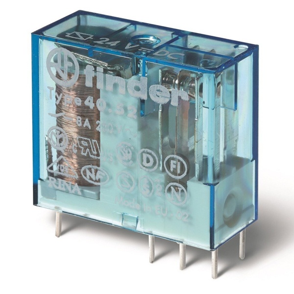 Миниатюрное реле Finder 2CO 8A AgNi 110В DC