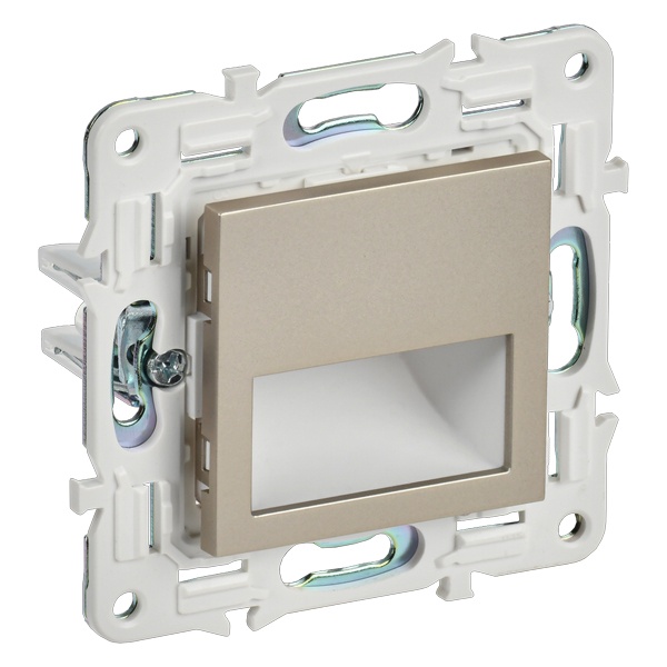 Подсветка LED встраиваемая ИЭК SKANDY SK-L01Sh шампань