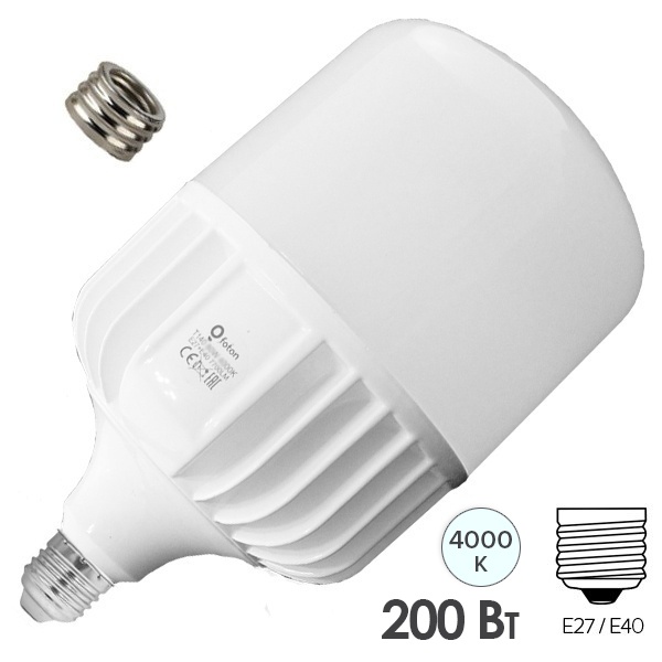 Лампа светодиодная Foton FL-LED T170 200W 4000K 180-220V E27-Е40 20000Lm D170x295