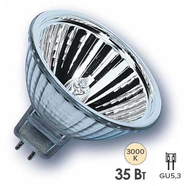 Лампа галогенная LightBest LBH 9054 35W GU5.3 12V (аналог Osram 44865 WFL)