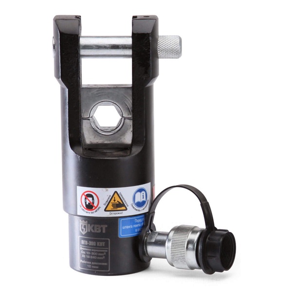 Пресс гидравлический КВТ ПГ-300 помповый для опрессовки неизолированных наконечников до 300 мм2