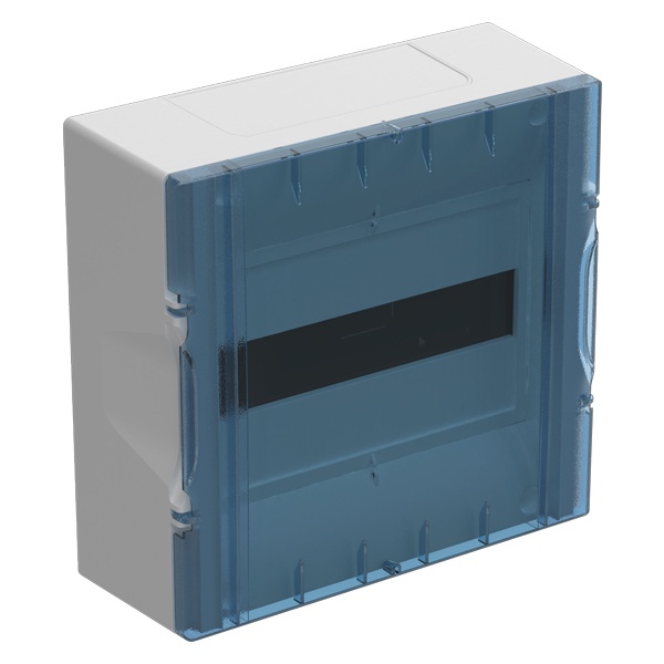 Щит навесной пластиковый ИЭК KREPTA 5 ЩРН-П-12 12 модулей с прозрачной дверкой IP40 белый (электрический шкаф)