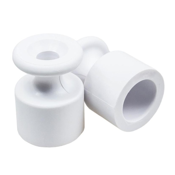 Изолятор Bironi пластиковый белый [упак. 10шт]