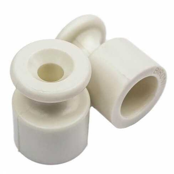 Изолятор Bironi пластиковый слоновая кость [упак. 10шт] (бежевый)