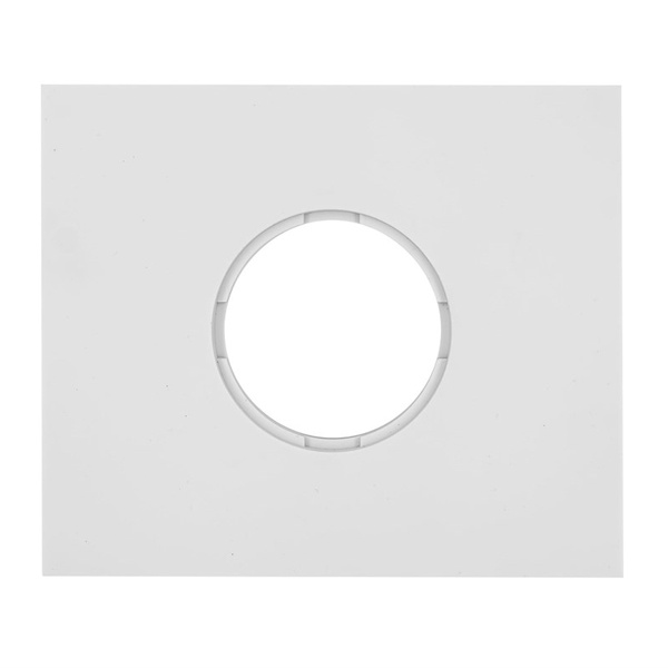 Рамка 1-я Bironi Шедель Бриз пластик белый матовый