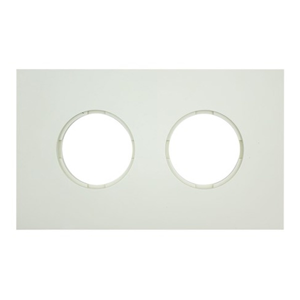 Рамка 2-я Bironi Шедель Бриз пластик слоновая кость матовый (бежевый)