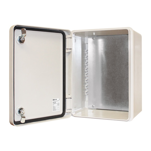 Щит антивандальный навесной  TDM GRP ЩПМП-0-2 (300х250х170) с монтажной панелью IP66 IK10 -50С/+70С