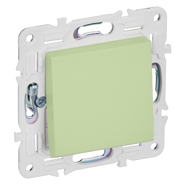 Переключатель перекрестный одноклавишный ИЭК SKANDY SK-V03M 10А мятный
