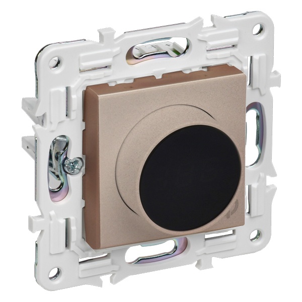 Термостат электронный с индикацией ИЭК SKANDY SK-T01Sa песочный