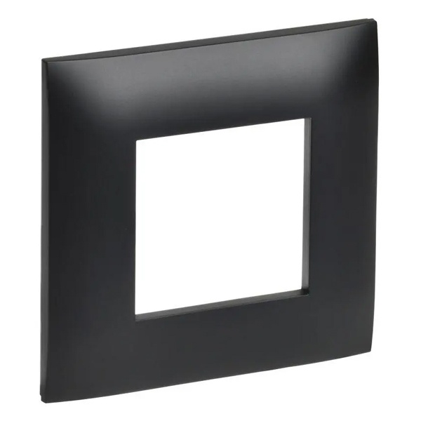 Рамка 1 пост ИЭК SKANDY SK-F31Bl металл черный