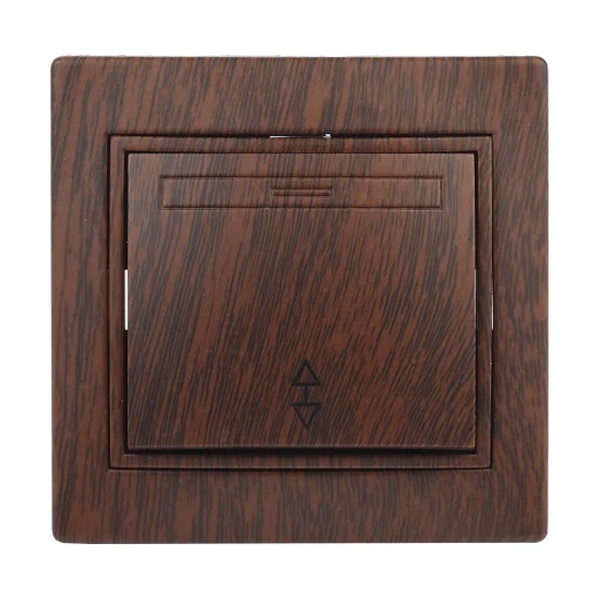 Переключатель Intro 10А 250В IP20 Plano, венге 1-103-10