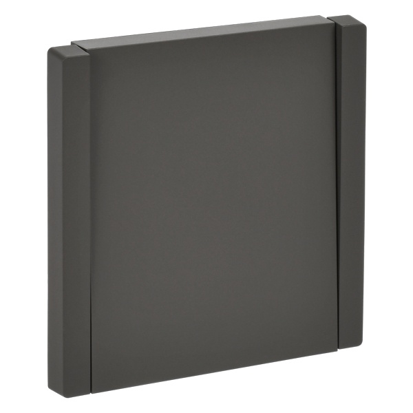 Выключатель кнопочный одноклавишный ИЭК FORTE&PIANO FP310 10А серый