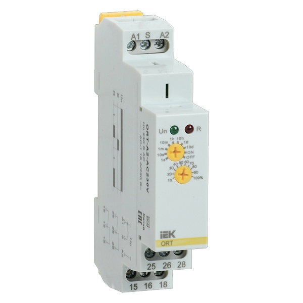 Реле задержки включения ИЭК (ONI) ORT 2CO 1c-10 дней 230В AC