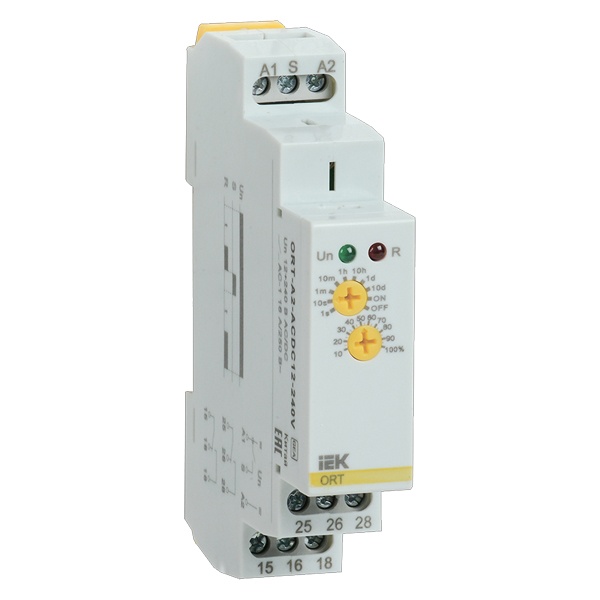 Реле задержки включения ИЭК (ONI) ORT 2CO 1c-10 дней 12-240В AC/DC