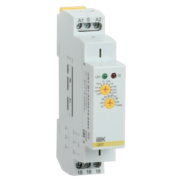 Реле задержки выключения ИЭК (ONI) ORT 1CO 1c-10 дней 12-240В AC/DC