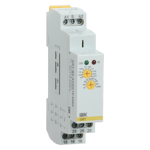 Реле задержки выключения ИЭК (ONI) ORT 2CO 1c-10 дней 12-240В AC/DC