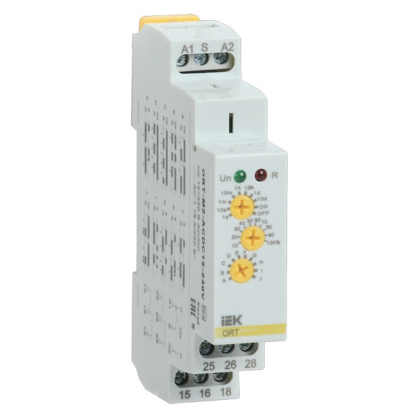 Реле времени многофункциональное ИЭК ORT 2CO 1c-10 дней 12-240В AC/DC