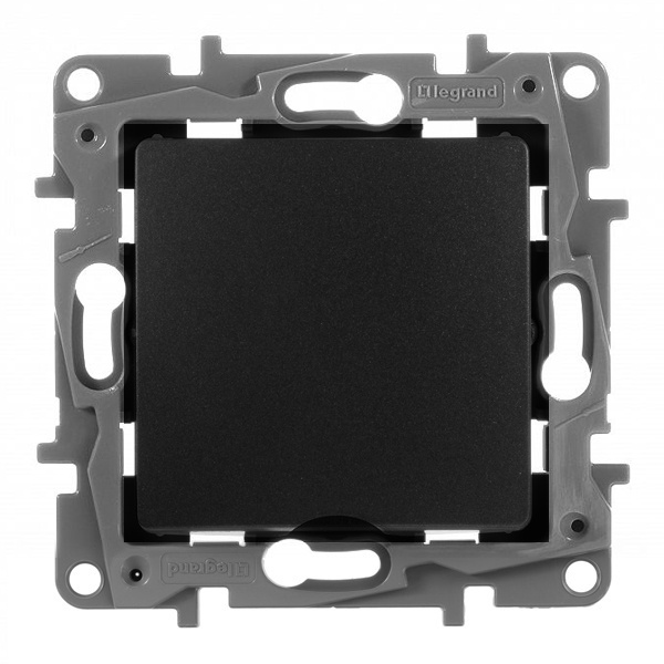 Вывод кабеля Legrand Etika IP21 с зажимом для кабеля, антрацит