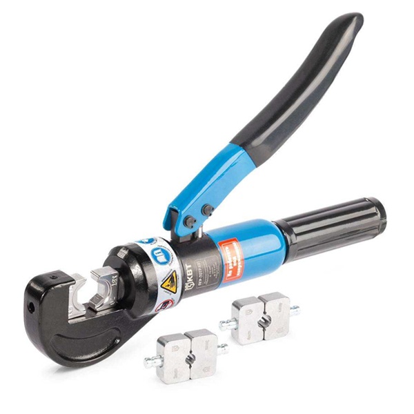 Пресс гидравлический КВТ ручной ПГР-70ТР для опрессовки наконечниковдо 70 мм2, гильз стальных тросов