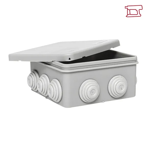 Коробка распаячная EKF для прямого монтажа PROxim КМР-030-014 с крышкой (100х100х50) 10 мембран IP55