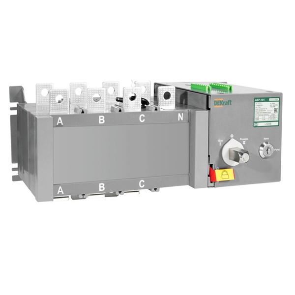 Ввод резерва автоматический DEKraft АВР АВР-103 3п 160А 10кА с моторным приводом