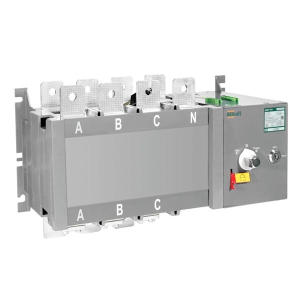 Ввод резерва автоматический DEKraft АВР АВР-108 4п 630А 32кА с моторным приводом