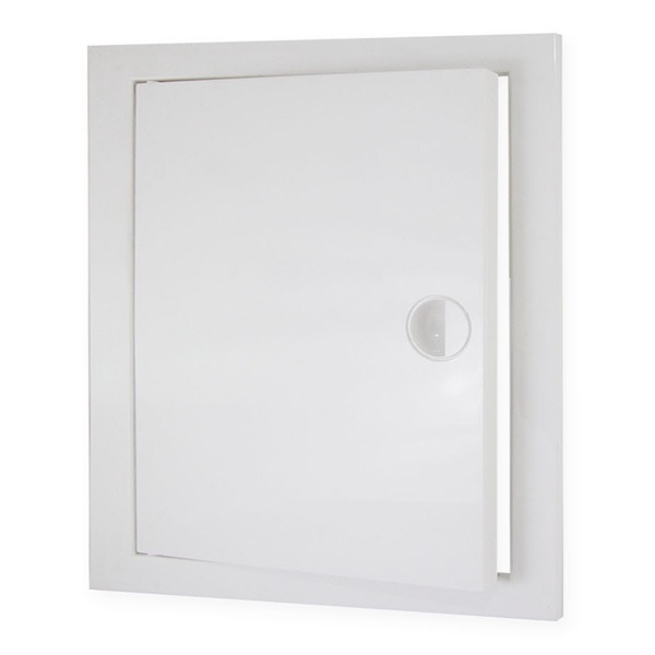 Люк ревизионный пластиковый с ручкой TDM 200х200 мм белый