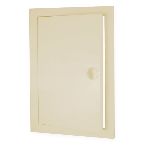 Люк ревизионный пластиковый с ручкой TDM 200х250 мм слоновая кость (бежевый)