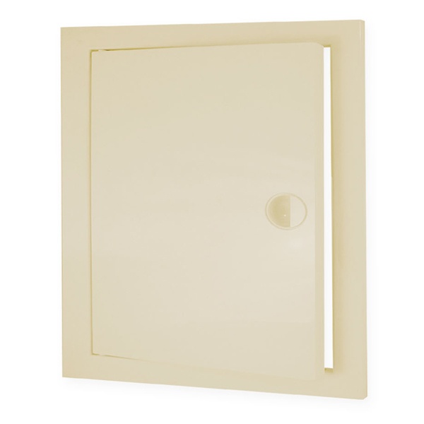 Люк ревизионный пластиковый с ручкой TDM 300х300 мм слоновая кость (бежевый)