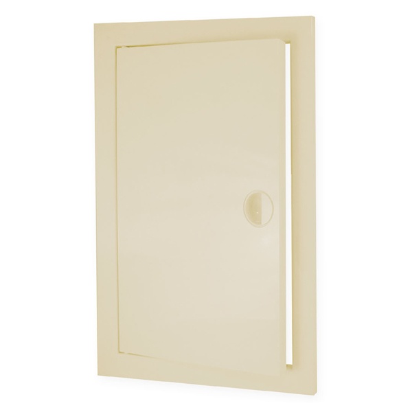 Люк ревизионный пластиковый с ручкой TDM 300х400 мм слоновая кость (бежевый)