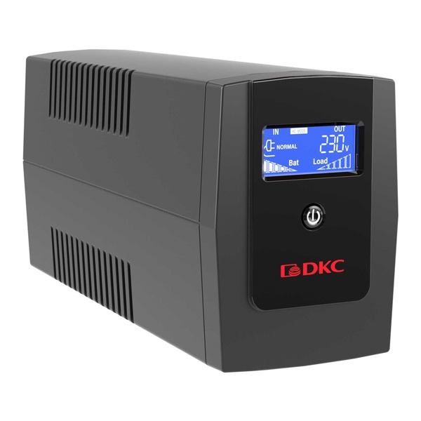 ИБП ДКС Info LCD линейно-интерактивный 800ВА/480Вт 8Ач IEC C13 3шт USB 1шт RJ45