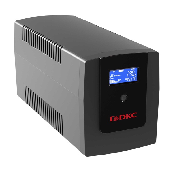 ИБП ДКС Info LCD линейно-интерактивный 1500ВА/900Вт 2х8Ач Schuko 3шт USB RJ45