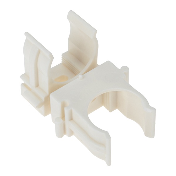 Крепеж-клипса Rexant для труб под монтажный пистолет в п/э d20 [упак.100шт] белая