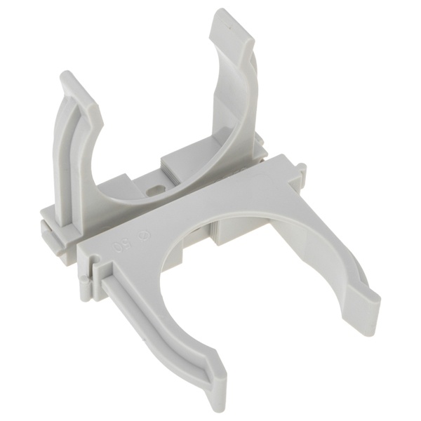 Крепеж-клипса Rexant для труб под монтажный пистолет в п/э d50 [упак.25шт] серая