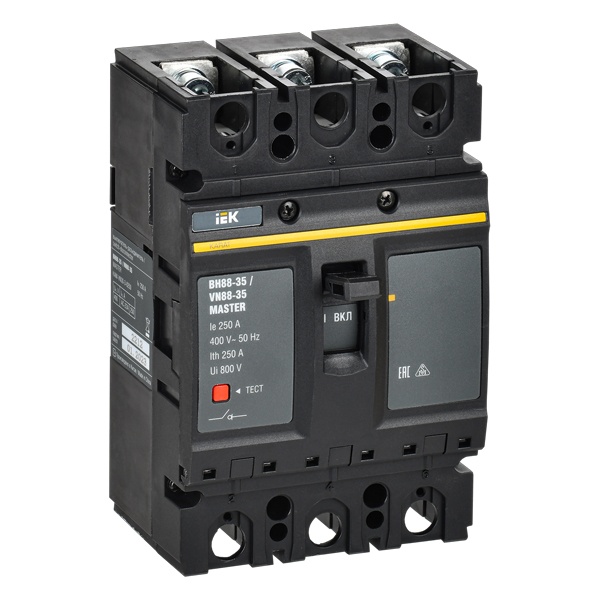 Выключатель-разъединитель в литом корпусе ИЭК KARAT MASTER ВН88-35 3П 250А