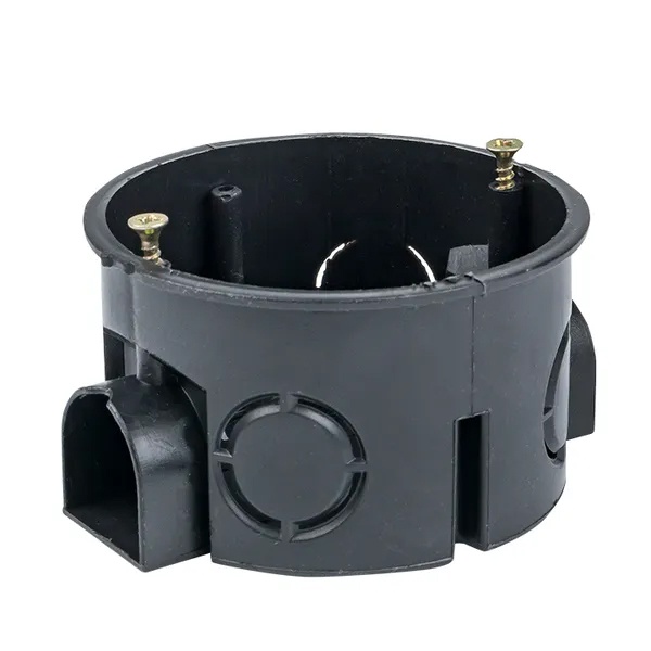 Коробка установочная EKF приборная КМТ-010-044 d 71х42 мм стыкующиеся с саморезами для твердых стен