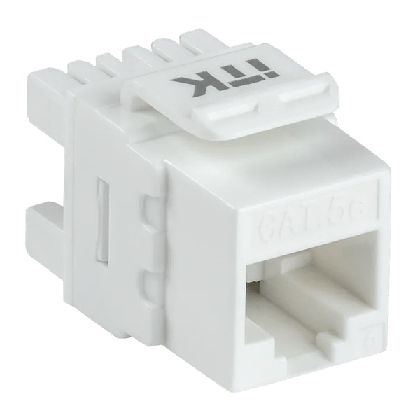Розеточный модуль ITK Jack кат 5E UTP Keystone неэкранированный 110 IDC 180