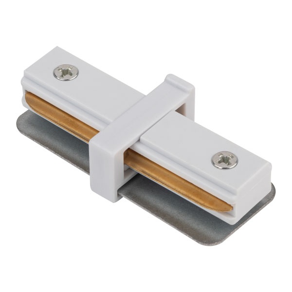 Коннектор ЭРА TR-1PA-IC-WH прямой для однофазного шинопровода белый