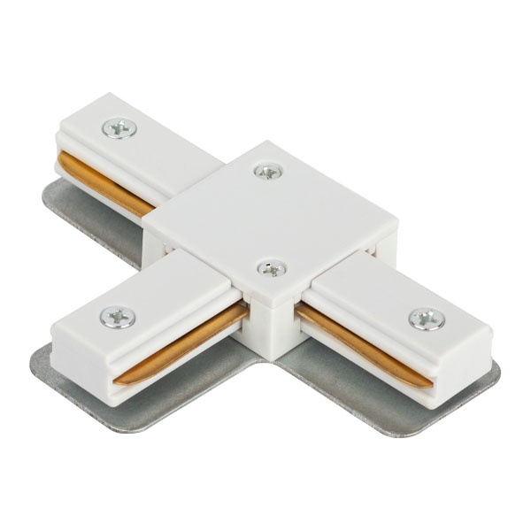 Коннектор ЭРА TR-1PA-СT-WH T-образный для однофазного шинопровода белый